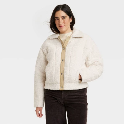 Women's Utility Faux Fur Jacket - Universal Thread™ White Women's Utility Faux Fur Jacket - Universal Thread™ White -Hot Sale Universal Thread Shop GUEST 2469a5dc 9ee1 4f40 be8f c578c039c4e3