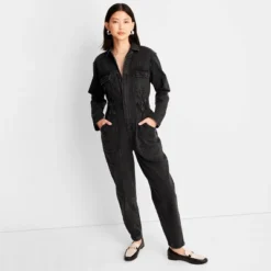 Women's Long Sleeve Denim Jumpsuit - Universal Thread™ -Hot Sale Universal Thread Shop GUEST 3a62e4f7 5941 40e6 855a ab52d2085892