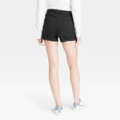 Women's High-Rise Midi Jean Shorts - Universal Thread™