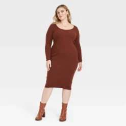 Women's Long Sleeve Midi Sweater Dress - Universal Thread™ -Hot Sale Universal Thread Shop GUEST 46d9e0c7 9bc6 4e21 98bc dde3724fc9be