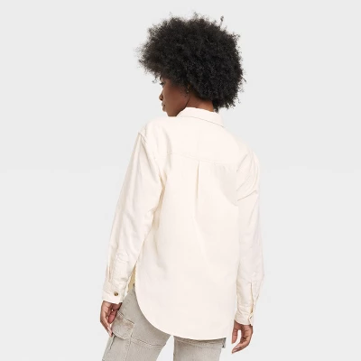 Women's Oversized Corduroy Long Sleeve Collared Button-Down Shirt - Universal Thread™ Women's Oversized Corduroy Long Sleeve Collared Button-Down Shirt - Universal Thread™ -Hot Sale Universal Thread Shop GUEST 9a45d4c5 0faf 43a3 8c84 0c5f73813ff4