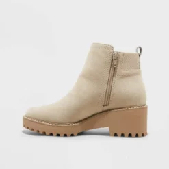 Women's Taci Ankle Boots - Universal Thread™ Light Taupe