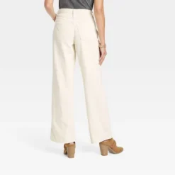 Women's High-Rise Wide Leg Jeans - Universal Thread™ Off-White