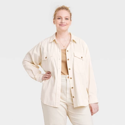 Women's Oversized Corduroy Long Sleeve Collared Button-Down Shirt - Universal Thread™ Women's Oversized Corduroy Long Sleeve Collared Button-Down Shirt - Universal Thread™ -Hot Sale Universal Thread Shop GUEST e049777c de42 4e5a 8ec5 5445cd72659d