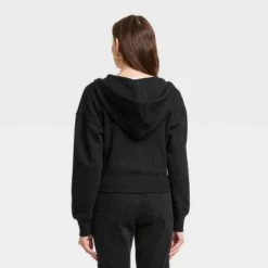 Women's Cropped Zip-Up Sweatshirt - Universal Thread™